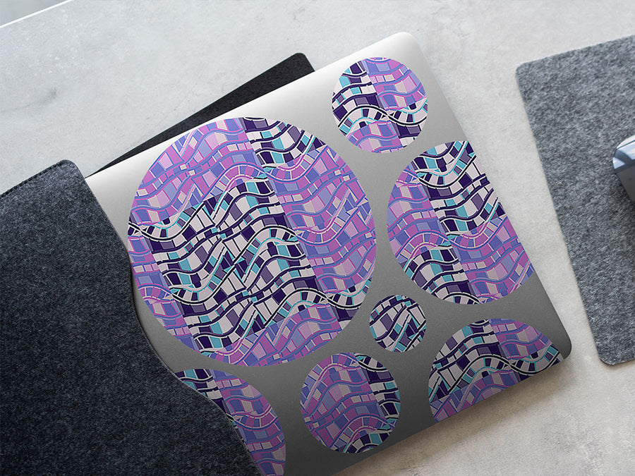 dueling rivers art deco DIY Laptop Stickers