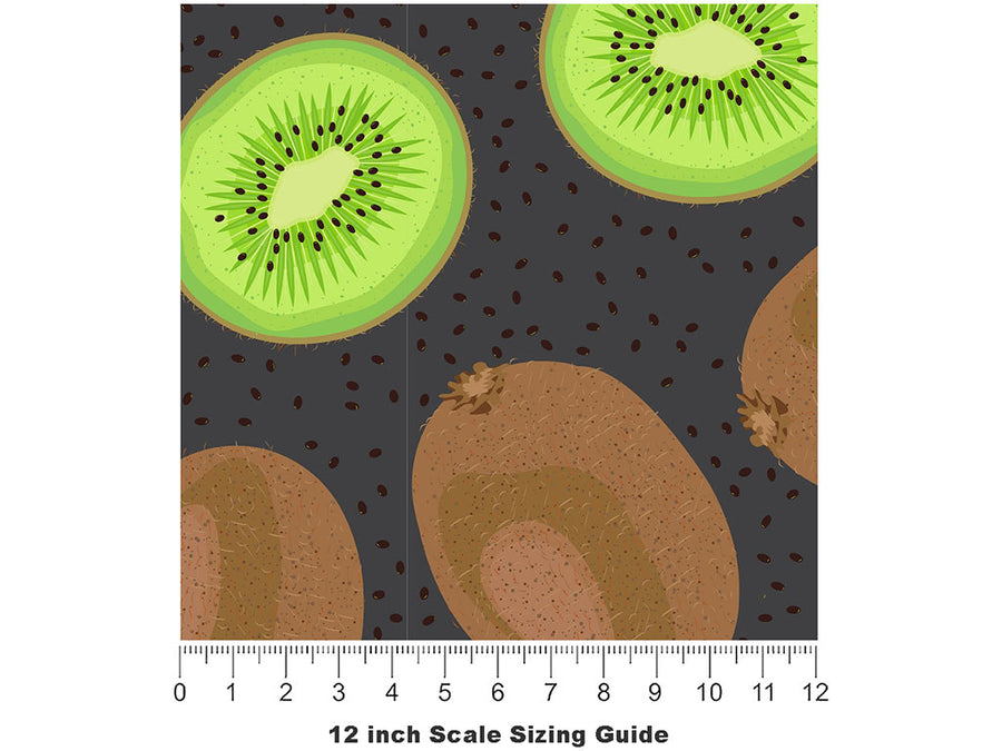 Dumbarton Oaks Fruit Vinyl Film Pattern Size 12 inch Scale~Rwraps Dumbarton Oaks Fruit Sizing Chart~2