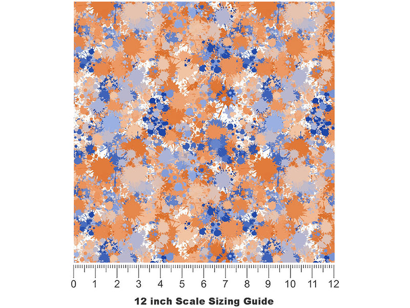 Dustland Fairytale Paint Splatter Vinyl Film Pattern Size 12 inch Scale~Rwraps Dustland Fairytale Paint Splatter Sizing Chart~2