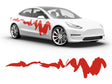 3M Light Red Dynasty Body Graphic~Full Side Auto Decal Kit~0