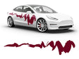 3M Burgundy Dynasty Body Graphic~Full Side Auto Decal Kit~0