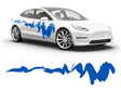 3M Azure Blue Dynasty Body Graphic~Full Side Auto Decal Kit~0