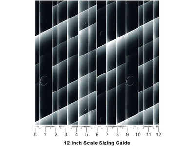 Dystopian Refractions Science Fiction Vinyl Film Pattern Size 12 inch Scale~Rwraps Dystopian Refractions Science Fiction Sizing Chart~2
