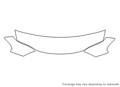 talon Avery Dennison Clear Bra Hood Precut PPF Diagram