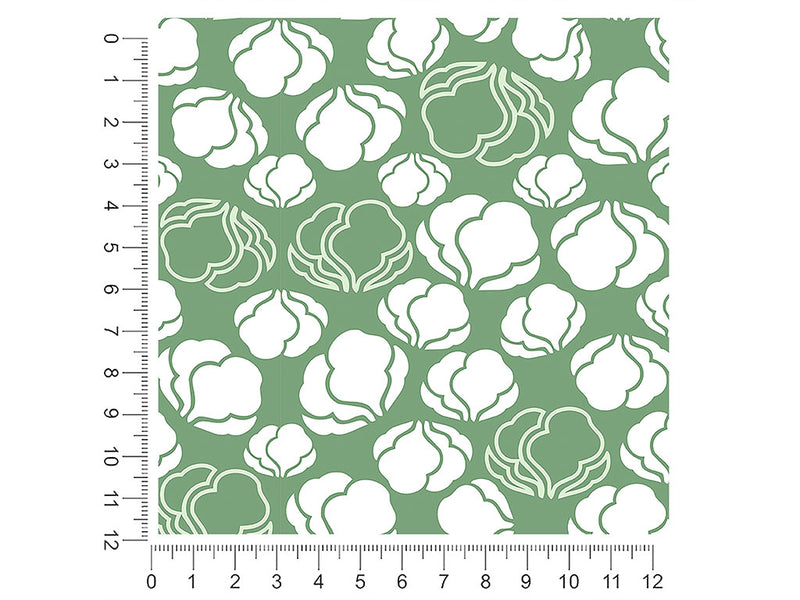 early white vegetable 1ft x 1ft Craft Sheets