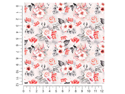earnest carnation floral 1ft x 1ft Craft Sheets