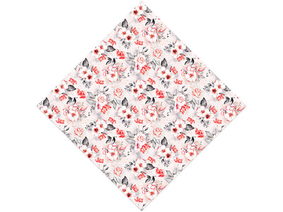 Earnest Carnation Floral Vinyl Wrap Pattern