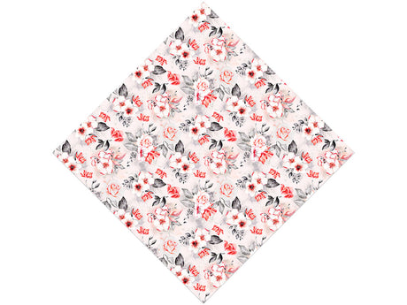 Earnest Carnation Floral Vinyl Wrap Pattern