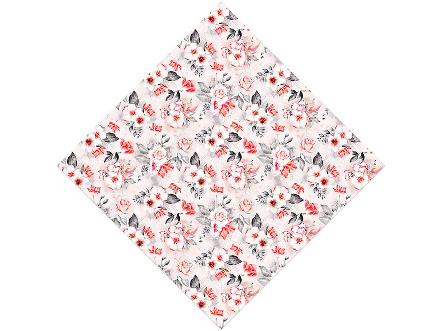 Earnest Carnation Floral Vinyl Wrap Pattern