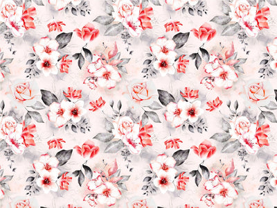 Earnest Carnation Floral Vinyl Wrap Pattern~Rwraps Series 914 Digitally Printed Vinyl Wrap~0