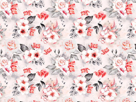 Earnest Carnation Floral Vinyl Wrap Pattern~Rwraps Series 914 Digitally Printed Vinyl Wrap~0