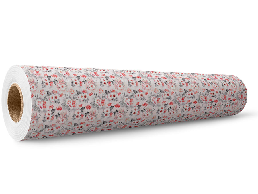 Earnest Carnation Floral Wrap Film Wholesale Roll~Rwraps Series 914 Digitally Printed Vinyl Roll~5