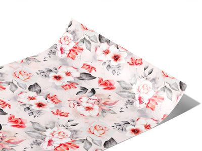 Earnest Carnation Floral Vinyl Wraps~Rwraps Series 914 Digitally Printed Vinyl Wrap~0