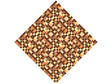 Earth Tile Mosaic Vinyl Wrap Pattern
