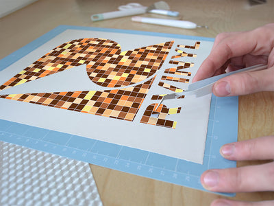 earth tile mosaic Easy Weed Craft Vinyl