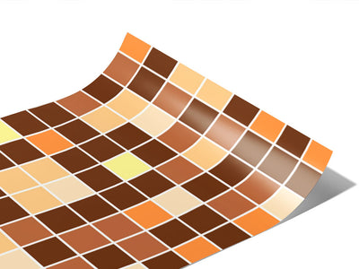 Earth Tile Mosaic Vinyl Wraps~Rwraps Series 914 Digitally Printed Vinyl Wrap~0