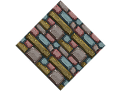 Earth Tone Brick Vinyl Wrap Pattern