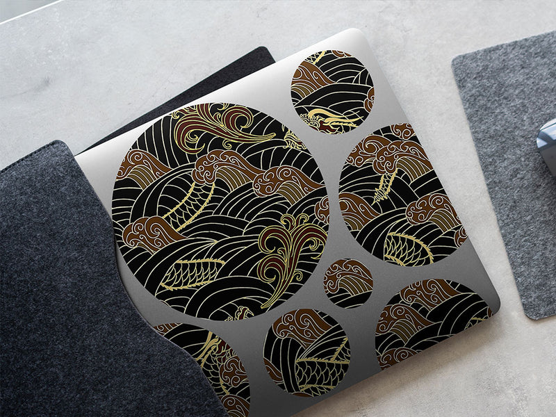earth wyrms fantasy DIY Laptop Stickers