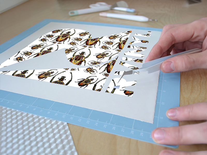 earthen camo bug Easy Weed Craft Vinyl