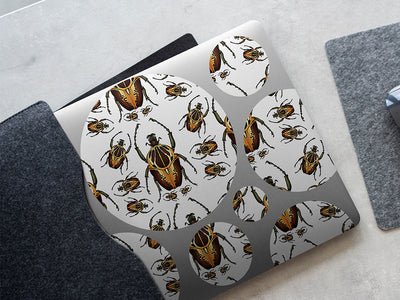 earthen camo bug DIY Laptop Stickers