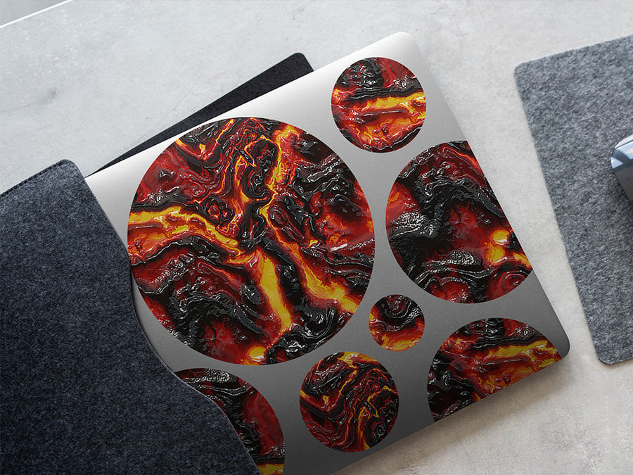 earthen core lava DIY Laptop Stickers