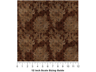 Earthen Walls Gothic Vinyl Film Pattern Size 12 inch Scale~Rwraps Earthen Walls Gothic Sizing Chart~2