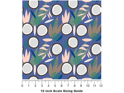 East Coast Tall Fruit Vinyl Film Pattern Size 12 inch Scale~Rwraps East Coast Tall Fruit Sizing Chart~2