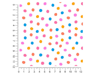 easter breeze polka dot 1ft x 1ft Craft Sheets