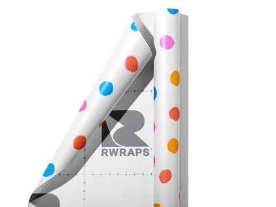 Easter Breeze Polka Dot Wrap Film Sheets~Rwraps Series 914 Easter Breeze Polka Dot Scrolled Sheet~3