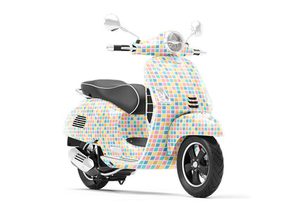 Easter Shuffle Mosaic Vespa Scooter Wrap Film