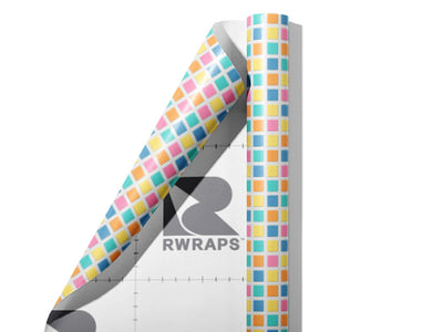 Easter Shuffle Mosaic Wrap Film Sheets~Rwraps Series 914 Easter Shuffle Mosaic Scrolled Sheet~3