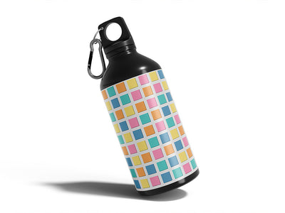 easter shuffle mosaic Water Bottle DIY Stickers
