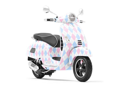 Easter Sunday Argyle Vespa Scooter Wrap Film