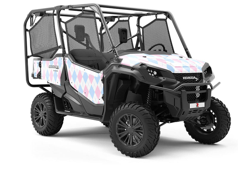 Easter Sunday Argyle Utility Vehicle Vinyl Wrap