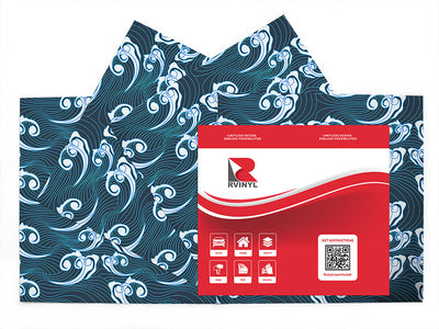 eastern waves water Craft Vinyl Sheet Pack