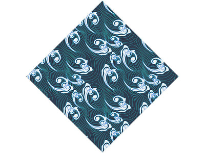 Eastern Waves Water Vinyl Wrap Pattern