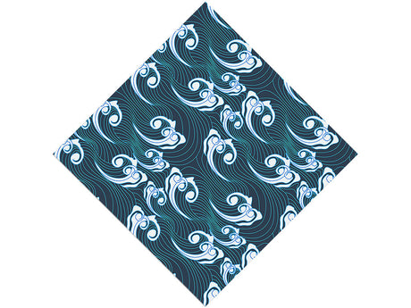 Eastern Waves Water Vinyl Wrap Pattern