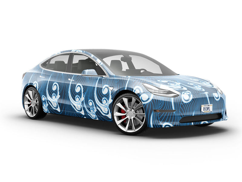 Eastern Waves Water Vehicle Vinyl Wrap