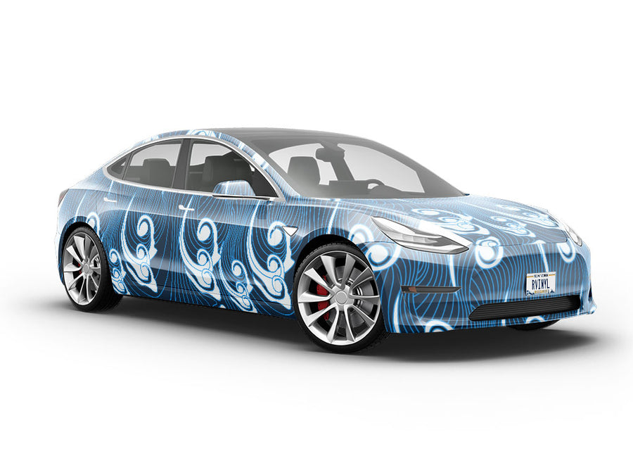 Eastern Waves Water Vehicle Vinyl Wrap