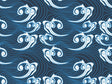 Eastern Waves Water Vinyl Wrap Pattern~Rwraps Series 914 Digitally Printed Vinyl Wrap~0