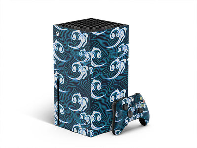 eastern waves water XBOX DIY Decal