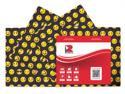 easy going emoji Craft Vinyl Sheet Pack