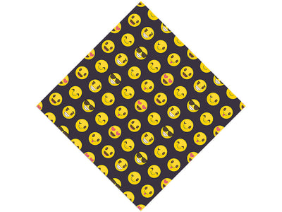 Easy Going Emoji Vinyl Wrap Pattern