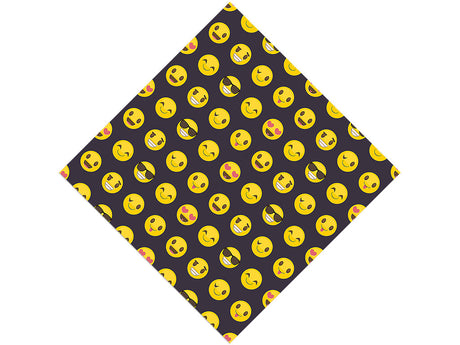 Easy Going Emoji Vinyl Wrap Pattern