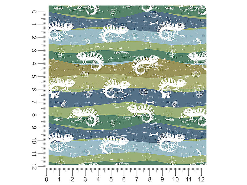easygoing chameleons animal 1ft x 1ft Craft Sheets