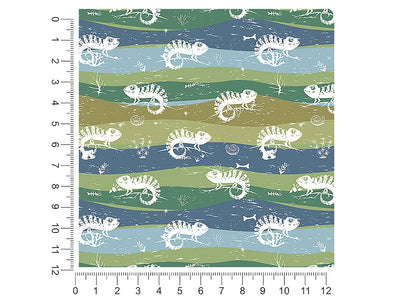 easygoing chameleons animal 1ft x 1ft Craft Sheets