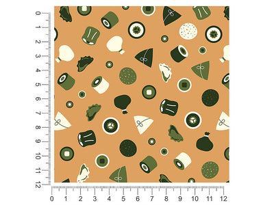 eat green japanese 1ft x 1ft Craft Sheets