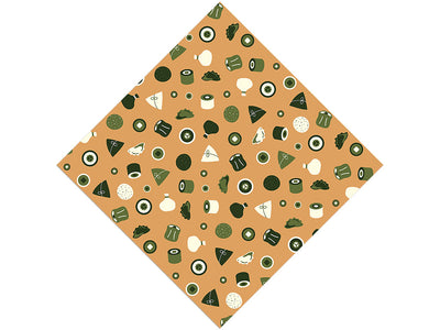 Eat Green Food Vinyl Wrap Pattern