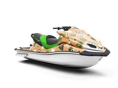 Eat Green Food Jet Ski Vinyl Customized Wrap