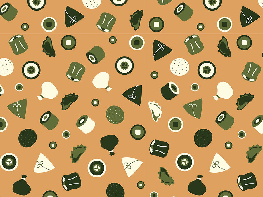 Eat Green Food Vinyl Wrap Pattern~Rwraps Series 914 Digitally Printed Vinyl Wrap~0
